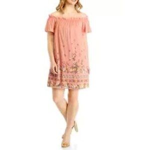 NWT Skylar & Jade Off the Shoulder Floral Dress Size X-Large